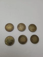 6 Showbiz Pizza Place Tokens