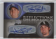 2007 Exquisite Rookie Signatures 32/40 Brian Bannister John Danks Auto 4i6