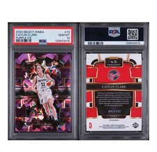 2024 Panini Select WNBA - Concourse Caitlin Clark #72 Purple Ice Prizm /149 (RC)
