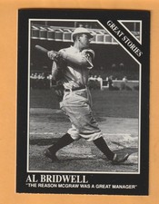 Al Bridwell New York Giants 1991 Conlon TSN #170 Portsmouth Ohio