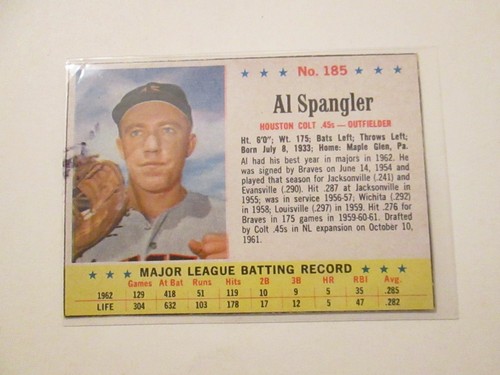1963 Al Spangler #185