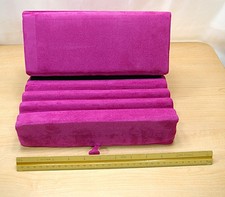 KDD Tablet Pillow Holder Soft Foldable iPad Stand For Lap  Bed KDD-722PL Purple