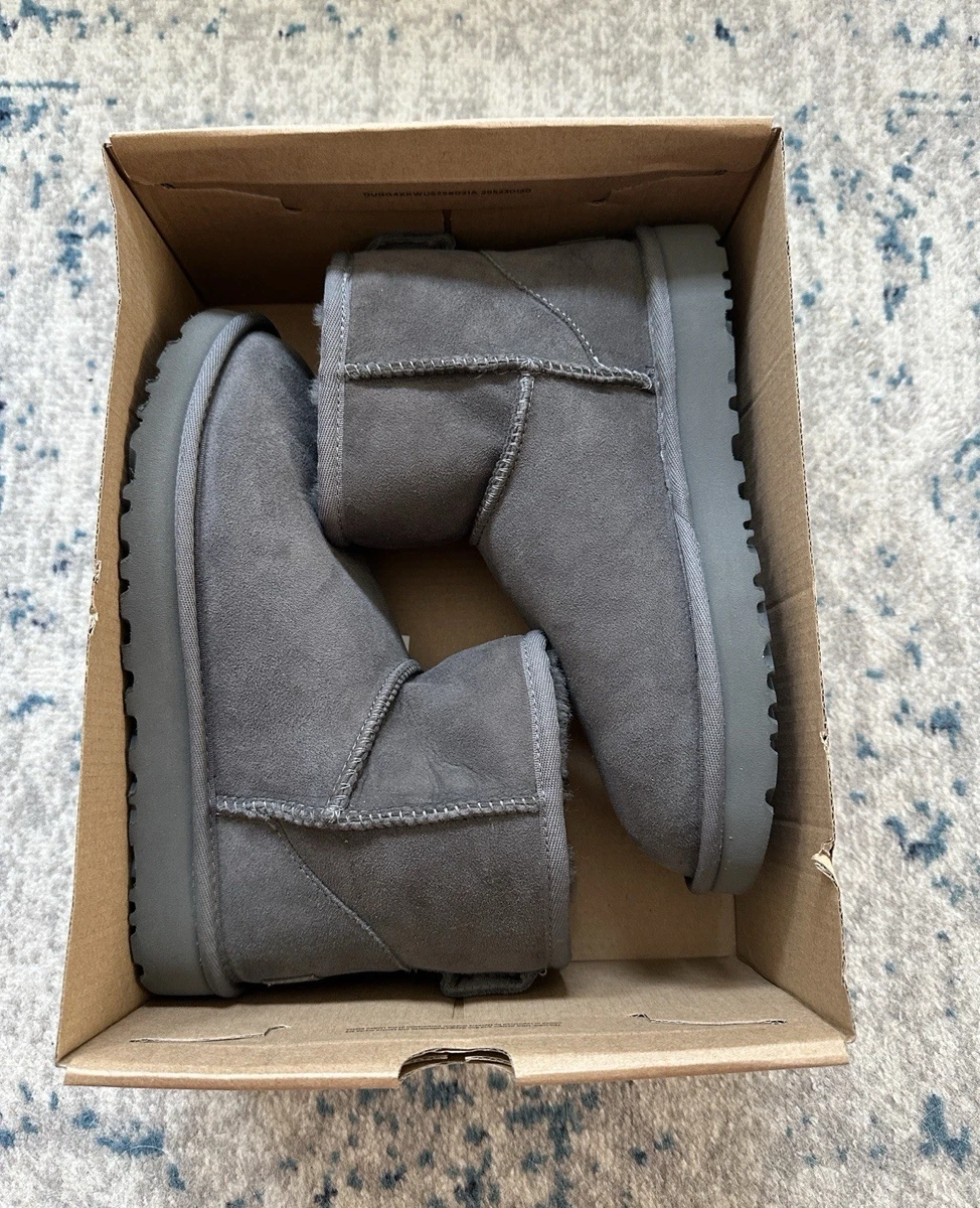 UGG Australia Classic Mini Gray Boots for Women for sale - eBay