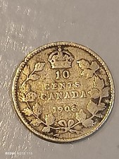 Canada, 10 Cents, 1906 King Edward VII (1902 - 1910)