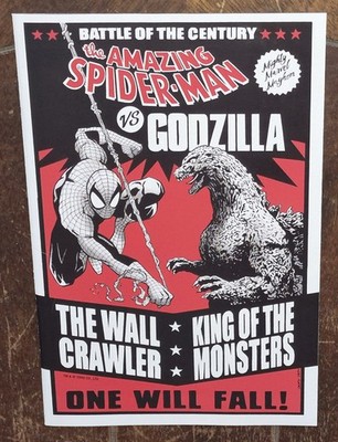 Godzilla vs. the Amazing Spider-Man #1D, (2025, Marvel) Lee Garbett Cover Art!