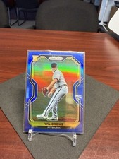 Wil Crowe 2021 Prizm Baseball - Carolina Blue RC #102 - Pittsburgh Pirates WA01