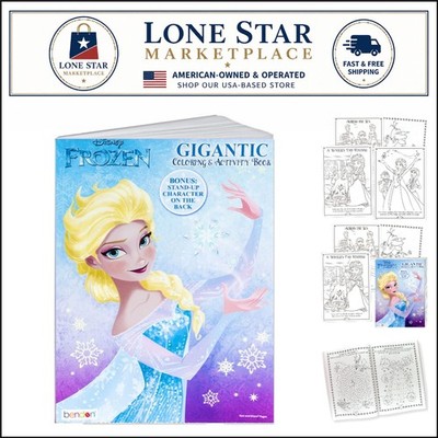 Gigantic Frozen Coloring and Activity Book Featuring Elsa - Perfect for Kids!