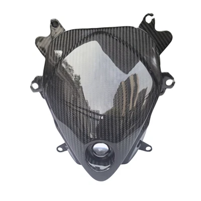 Real Carbon Fiber Front Head Light Lamp Cover For GSX-R1000 GSXR 1000 2007-2008 - Bild 1 von 4