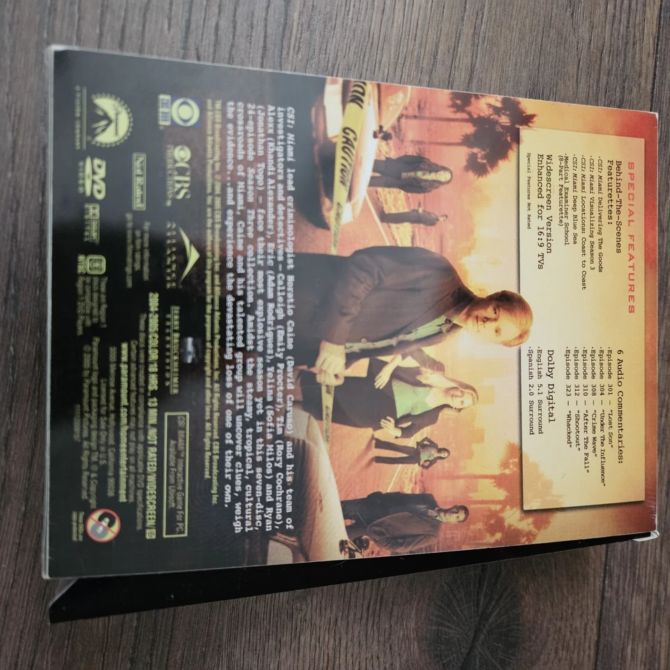 CSI: Miami- Complete third season - DVD US Discs Import - Image 3 of 4