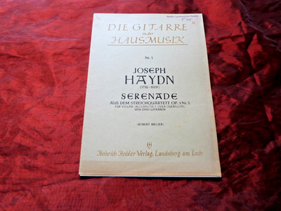 HAYDN Serenade op. 3 Nr. 5 für Violine und zwei Gitarren (Robert Brojer)