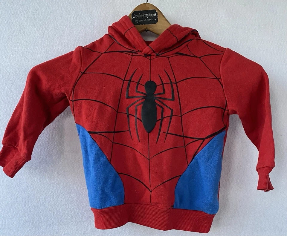 Sudadera con capucha Marvel Spiderman para niños pequeños y pequeños 3T Foto 4 de 4