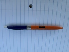 Vintage Conoco Orange Advertising Pen Ollie IA Ingle & Son General Auto Repair