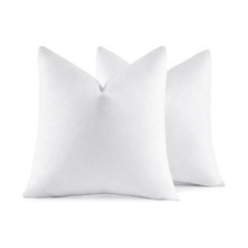 18x18 Pillow Inserts,Set of 2 Down Feather Throw Pillows for Couch Sofa Bed, ...