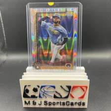 Freddy Peralta 2025 Topps Chrome Raywave Refractors #95