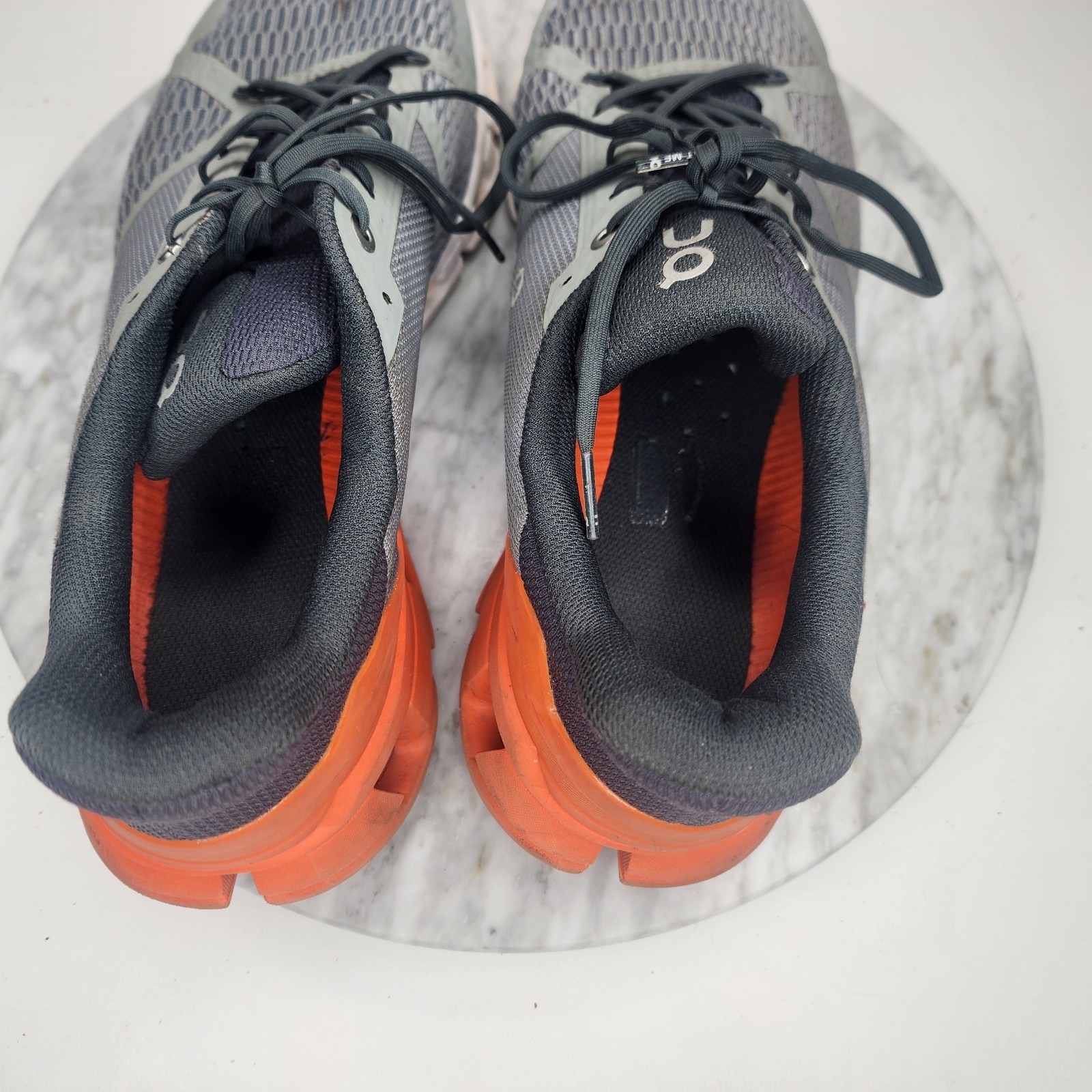 On Cloud CloudFlyer Grey Orange Running Comfort A… - image 8