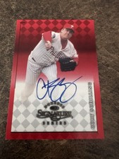 MINT 1998 DONRUSS SIGNATURE SERIES CURT SCHILLING AUTO RED
