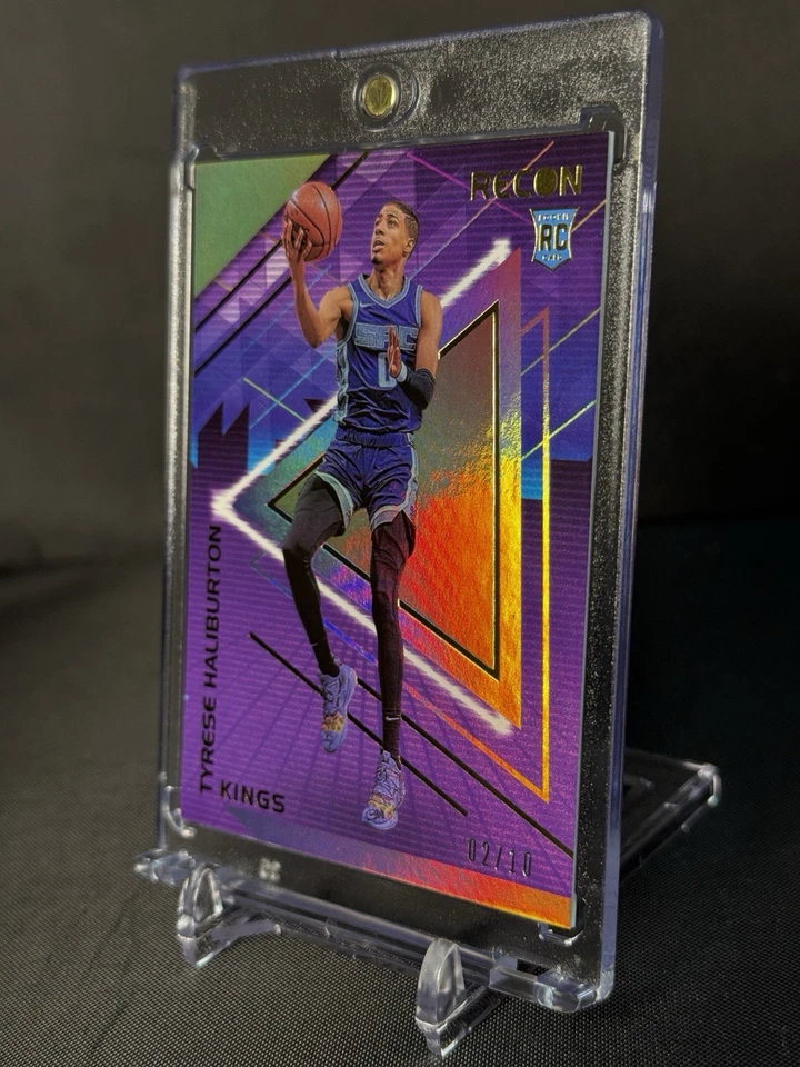 💎2020-21 Recon Tyrese Haliburton /10 золото💎RC дебютант Kings/Pacers 💎 финал НБА - Изображение 2 из 4