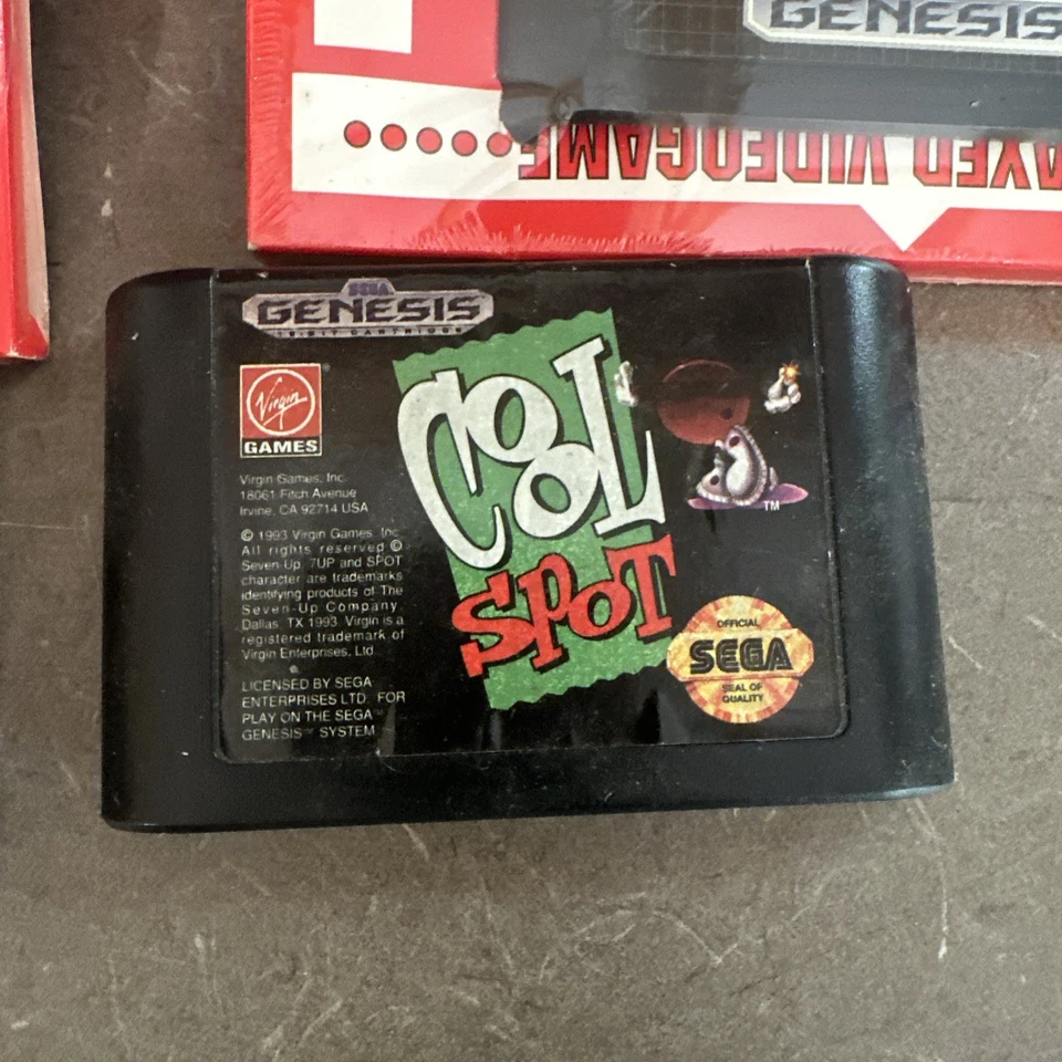 批量 16 件 Sega Genesis 游戏 棒球 Cool Spot Tengen — 第 3/4 张图片