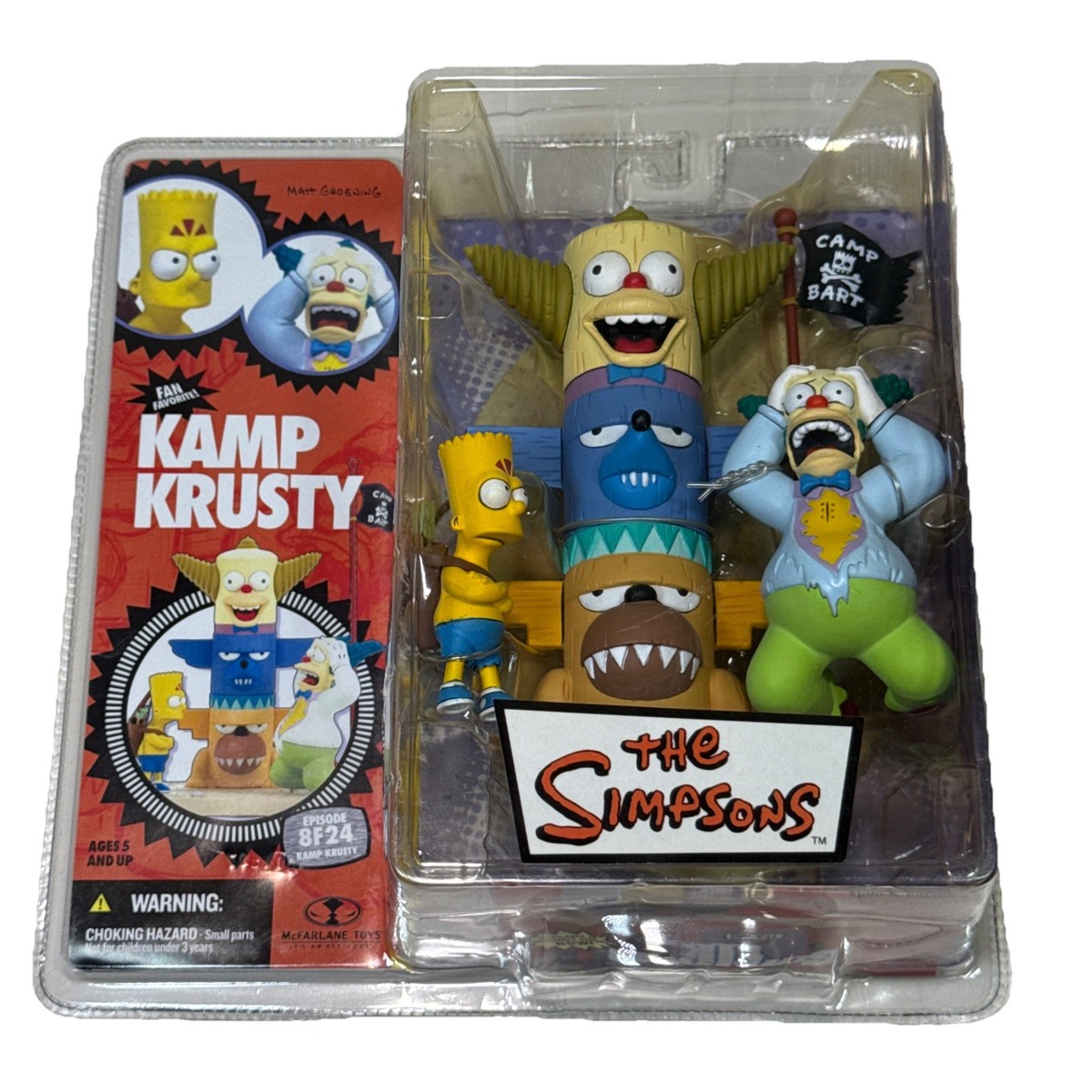 シンプソンズ KAMP KRUSTY フィギュアセット The Simpsons Kamp Krusty Figures Episode 8f24 McFarlane Toys