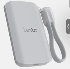 Lexar ES5 2TB MagSafe Portable External SSD USB-C 2000MB/s White