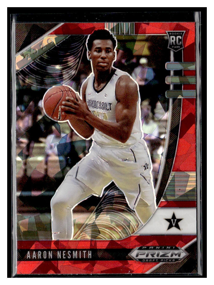 2020 Panini Prizm Draft Picks Collegiate #15 Aaron Nesmith Red Ice Vanderbilt