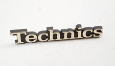 Technics Logo Badge For Hifi Separate Genuine Part Gold (Large)