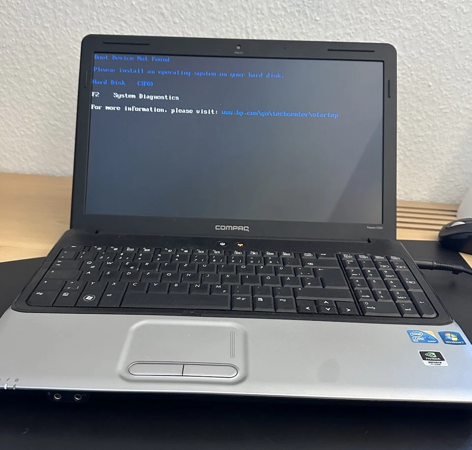 Notebook Compaq Presario CQ61 ohne Festplatte - Bild 3 von 3