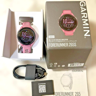 Garmin ForeRunner 265S Pink AMOLED Touch Display GPS Running