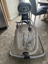 Graco Baby Swing Bear Print Soothing Vibration Safety Harness Infant
