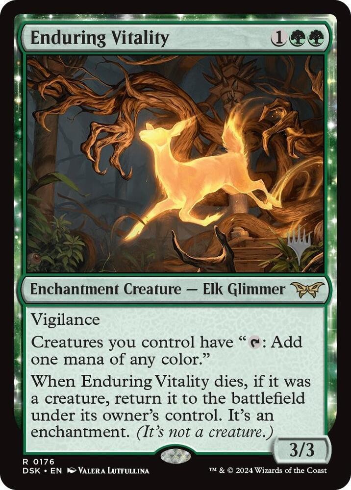 Enduring Vitality #176 (NM) Duskmourn DSK Magic MTG