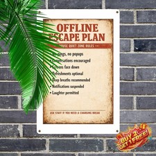 Warning No Soliciting No Trespassing Funny Vintage Wall Art Metal Sign