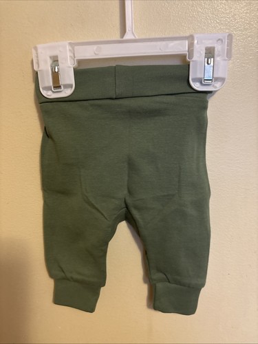 H & M Newborn Baby Unisex 2 - PCs Set Bodysuit & Pants Green Organic Cotton - Afbeelding 5 van 8