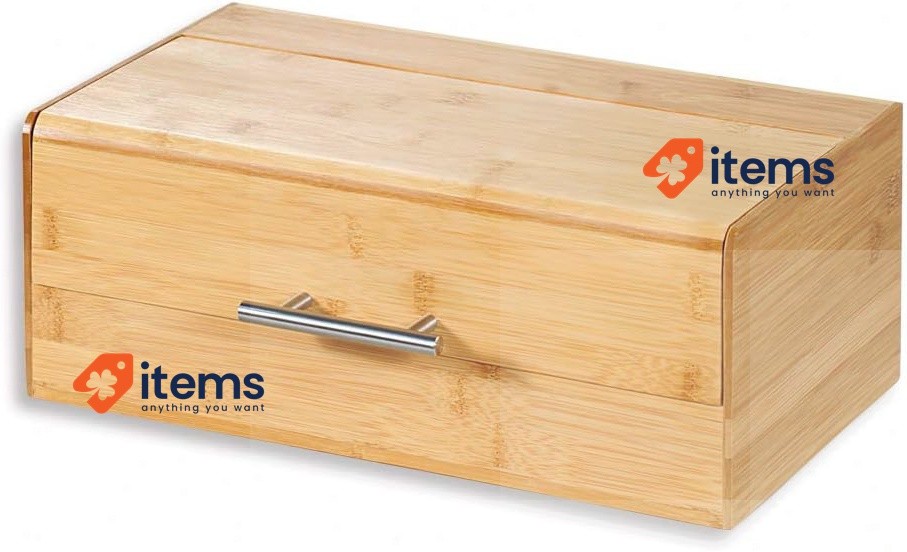 Kesper 58581 FSC Caja De Pan, Marrón, 36x20x14cm Caja De Pan De Encimera