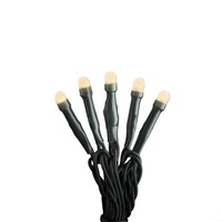 Konstsmide Micro LED Lichterkette Gefrostet Innen 50 Bernsteinfarbene Dioden 6,4