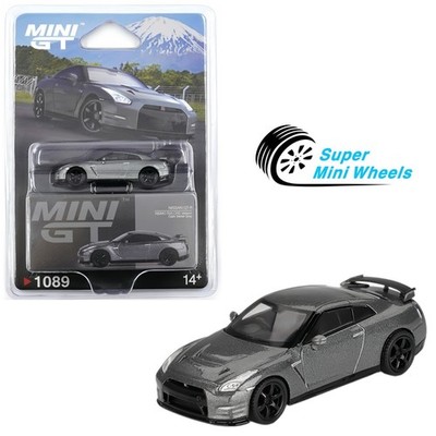 ☆値下　MINIGT NISSAN GTR Matte Grey Mini GT 1:64 NISSAN GT-R 2013 Dark Metal Gray (NISMO R35 CRS
