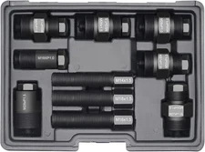 Flywheel Puller Kit for Small Engine, 14mm 16 18 19 20 22 24 25 26 27 28mm Black