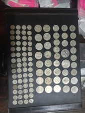 102+ Pre 1946 UK Silver Coin Job Lot Halfcrown Florin Sixpence Crown 45 Piastres