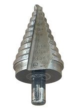 Klein Tools 1/4" to 1-3/8" High-Speed Steel Step Drill Bit 9, Made in USA