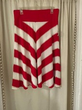 VINTAGE Old Navy Red White Skirt, Size M, New with Tags