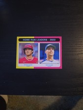 2024 Topps Heritage Baseball #307 2023 HR Leaders Shohei Ohtani/ Matt Olson