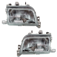 Scheinwerfer Set FüR Renault Clio I 1990-1996 Man. LWR H4 Streuscheibe