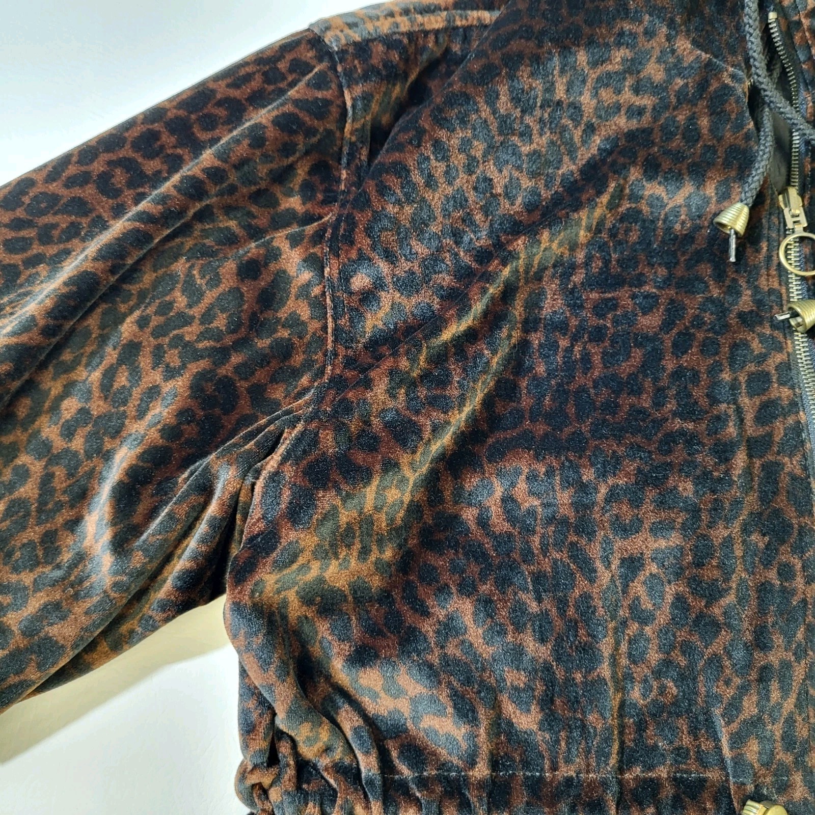 Current Seen Black Leopard Print Reversible Jacke… - image 14