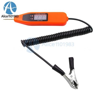 DC 5V-32V Digital Electric Voltage Circuit Tester Automotive Repair Test Light &