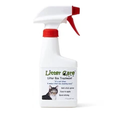 Litter Care Non Stick Litter Box Treatment 7Oz Quick Drying Easy Clean