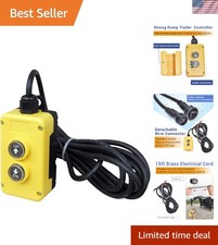 4 Wires Dump Trailer Remote Control Switch 12v DC Hydraulic Power Pump Unit f...