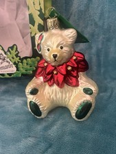 Goeble Bear  Poinsettia Bear Herman Vintage