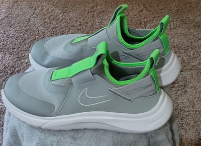 Nike Flex Plus GS #CW7415-007 Gray/Green Size 7Y