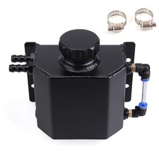 RASTP Universal 1L Coolant Overflow Tank, Aluminum Coolant Radiator Tank,Rese...