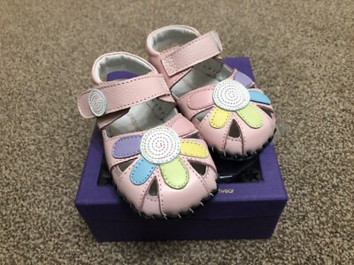 Süße Mädchenschuhe - Pediped Daisy hellrosa/mehrfarbig 18-24 Monate
