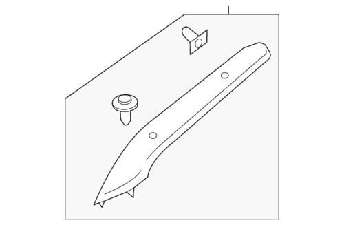 Panel de moldura del pilar del parabrisas derecho para Ford Fusion 2015-2016 (N/P DS7Z-5403598-AE)